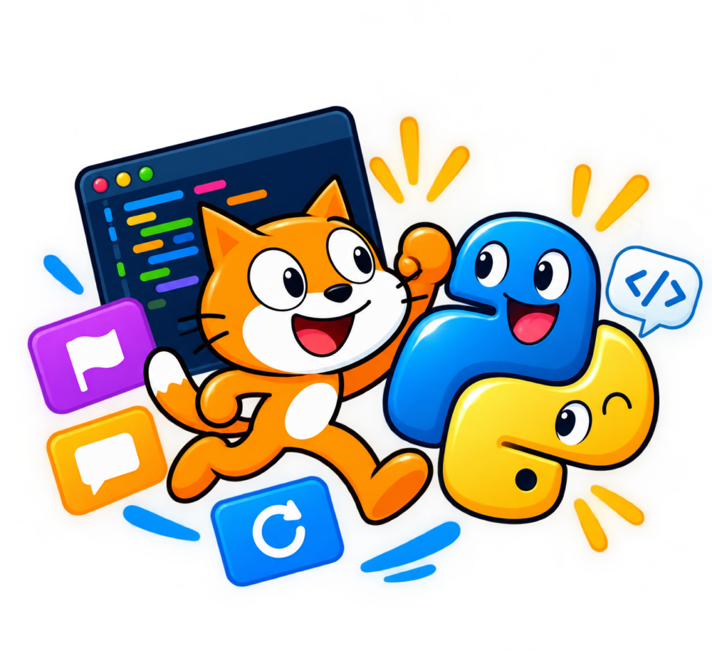 scratch et python en fête codée